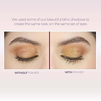 Blinc Eyeshadow Primer ، قاعدة برايمر الظل الشفافة مع الببتيدات Pro-Age وفيتامين E. للحصول على مظهر ظل العيون والماكياج طويل الأمد وخالي من التجعد ، نظيف ، نباتي ، وطبيعي ، 10 مل / 0.33 فلوريدا. أوز