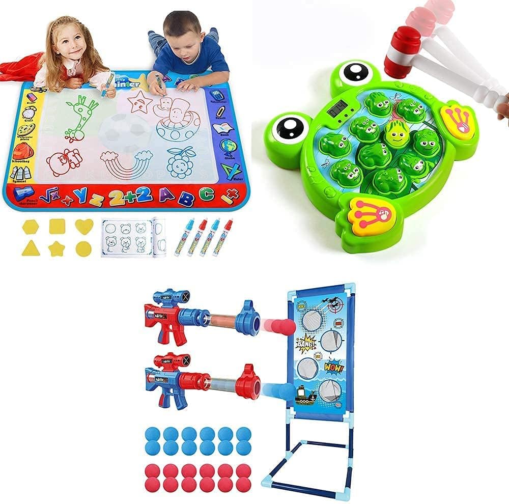 YEEBAY Whack A Frog Game & Shooting Game Toy & Water Doodle Mat
