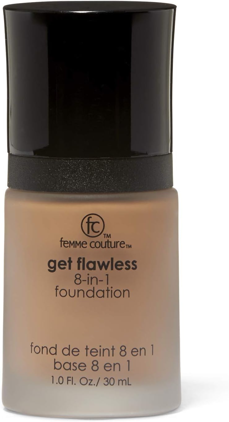 Femme Couture Get Flawless Deep 8 in 1 Foundation Deep