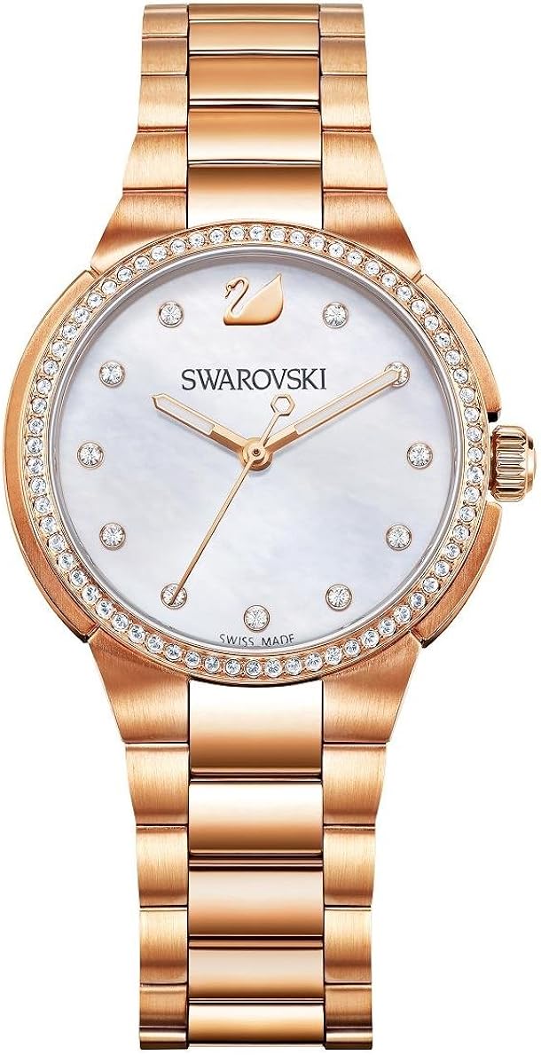 Swarovski Citi Mini Orologio al Quarzo, da donna, con display analogico e oro rosa metallo braccialetto 5221176 Swarovski Citi Mini Orologio al Quarzo, da donna, con display analogico e oro rosa metallo braccialetto 5221176
