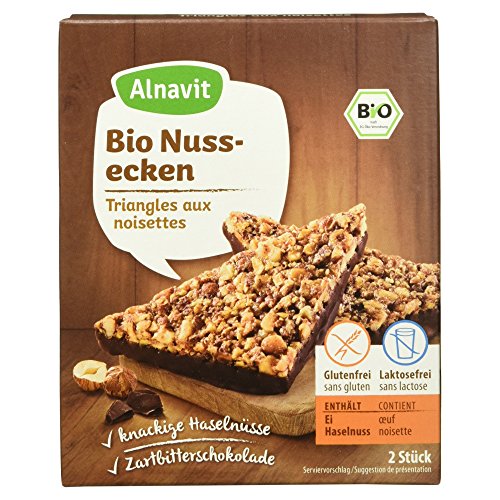 Alnavit Bio Nussecke, glutenfrei, laktosefrei, 6er Pack (6 x 150 g) Cover