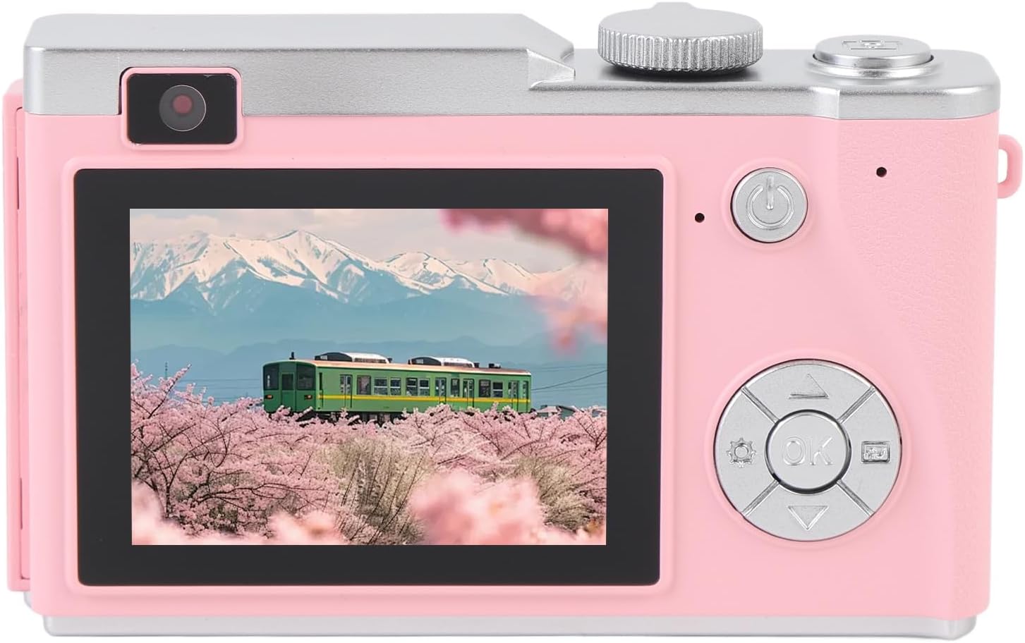 64MP Digital Camera with 4K Video, 2.4Inch Compact Cam with 16X Zoom & Fill Light – Portable Rechargeable Vlogging Camera for Beginners, Travel, and Selfies