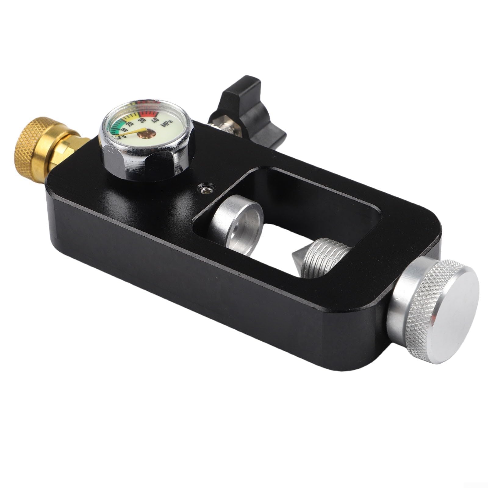 Adaptador de tanque de buceo a HPA con válvula DIN 40MPA para recarga de botellas de alta presión