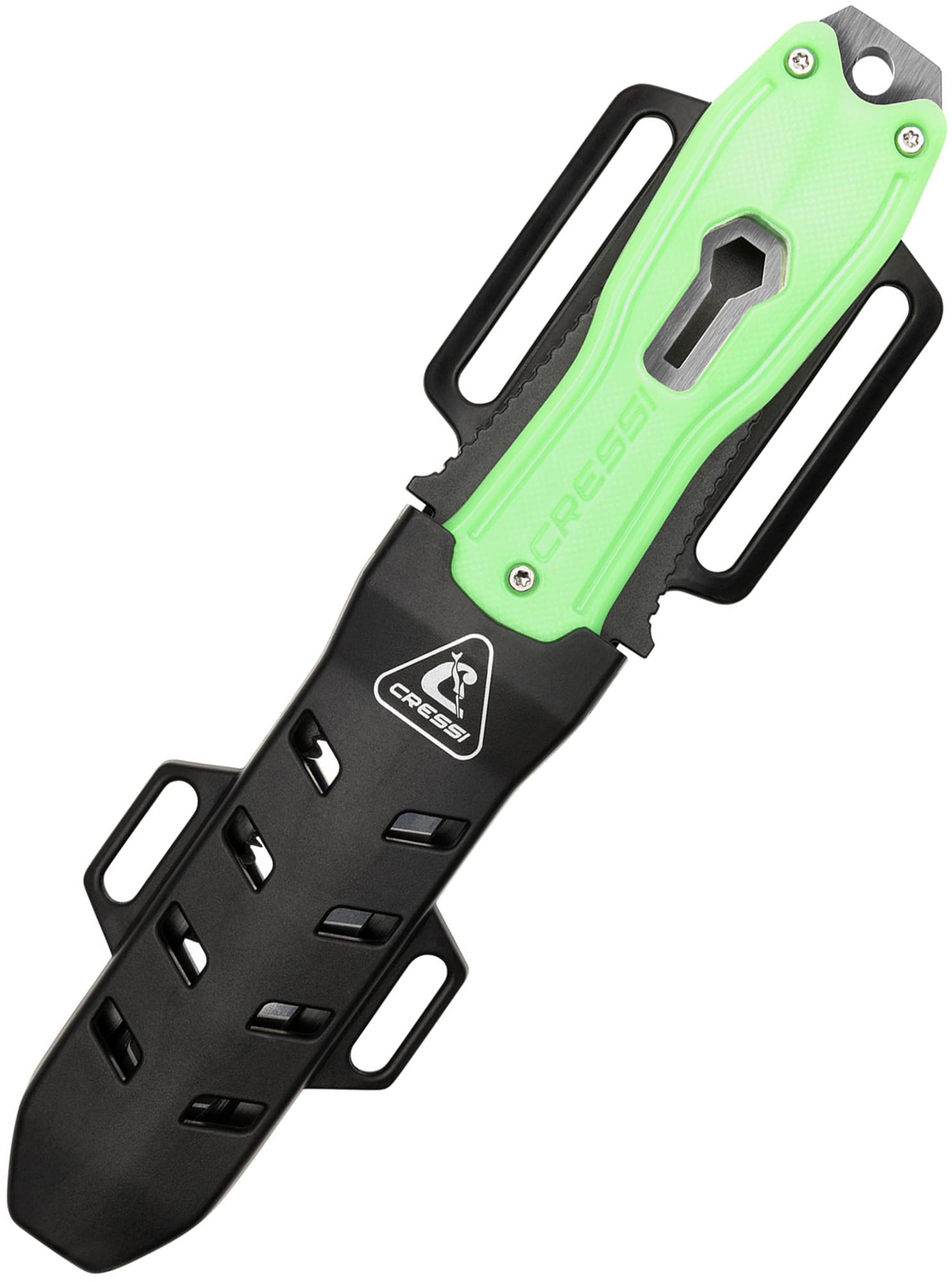 Cressi Lizard Dalgıç Bıçağı, L, Yeşil