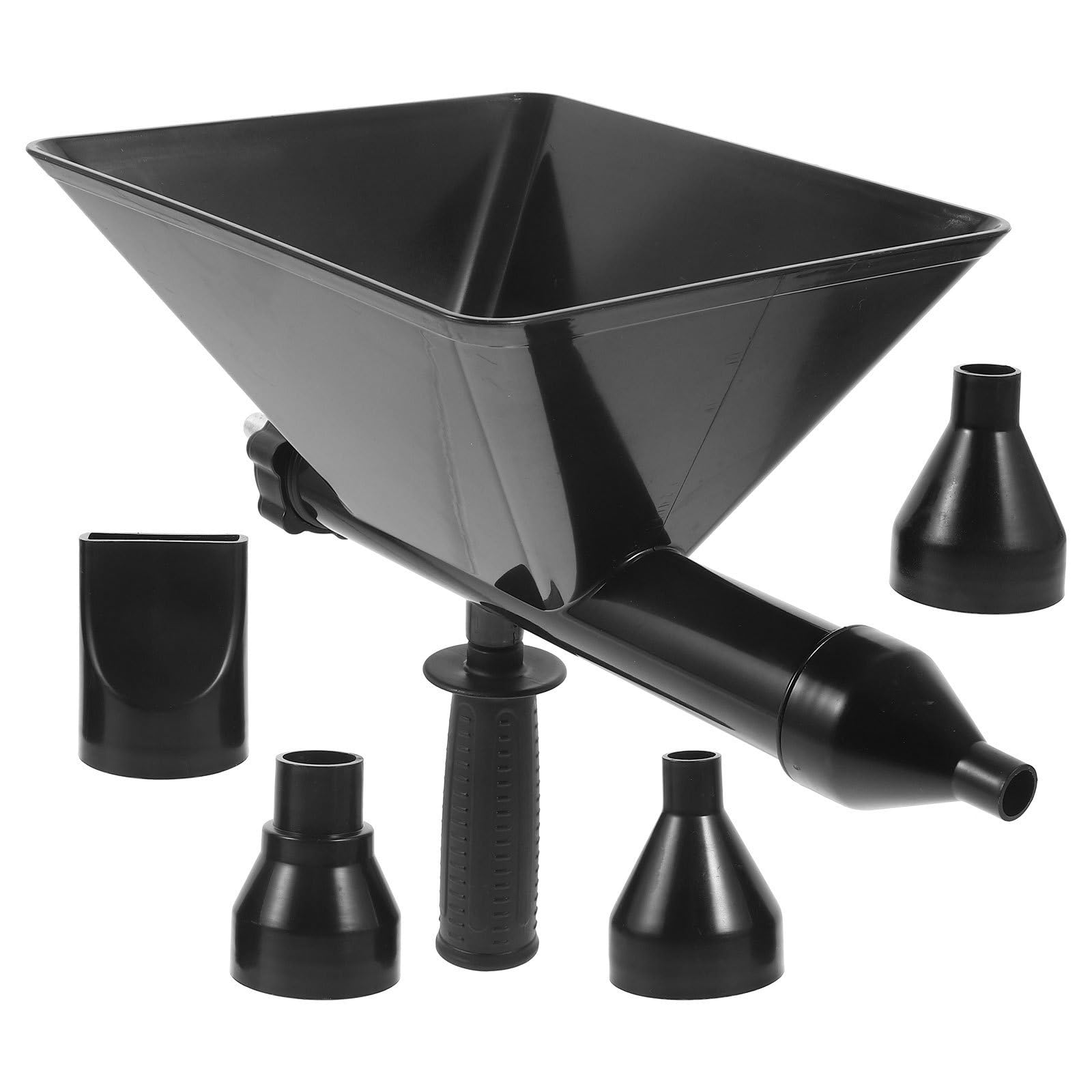 Herramienta para lechado Aplicador Mortero Juntas Máquina de lechado de boquillas para grouting tasks y filling en door frames y cemento grout, nylon y acero inoxidable, negro