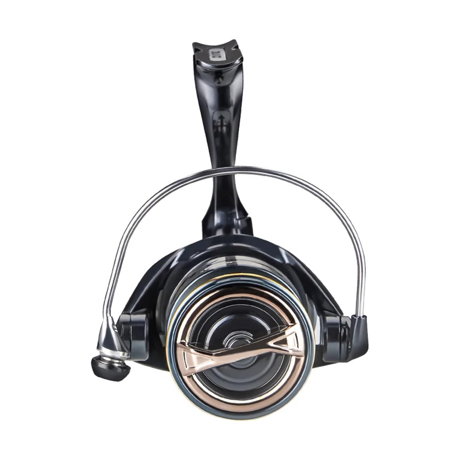 Carretes De Pesca Carrete de Pesca 5,2: 1 MAX Potencia de Arrastre 18 Libras Carrete de Aluminio Alarma de pez Carrete Giratorio for Agua Dulce Salada