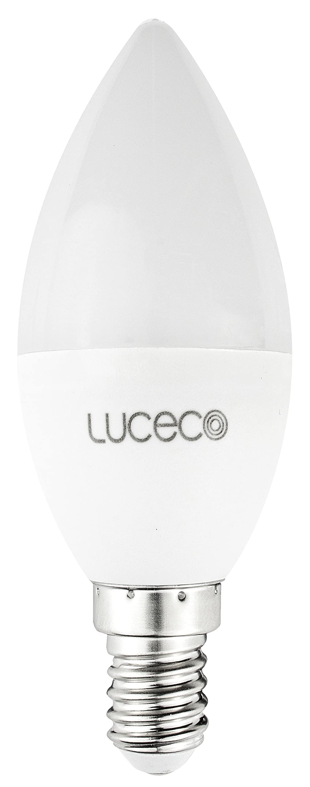 Luceco C35 E14 Smart WiFi Controlled LED Light Candle Bulb Dimmable Screw Lamp