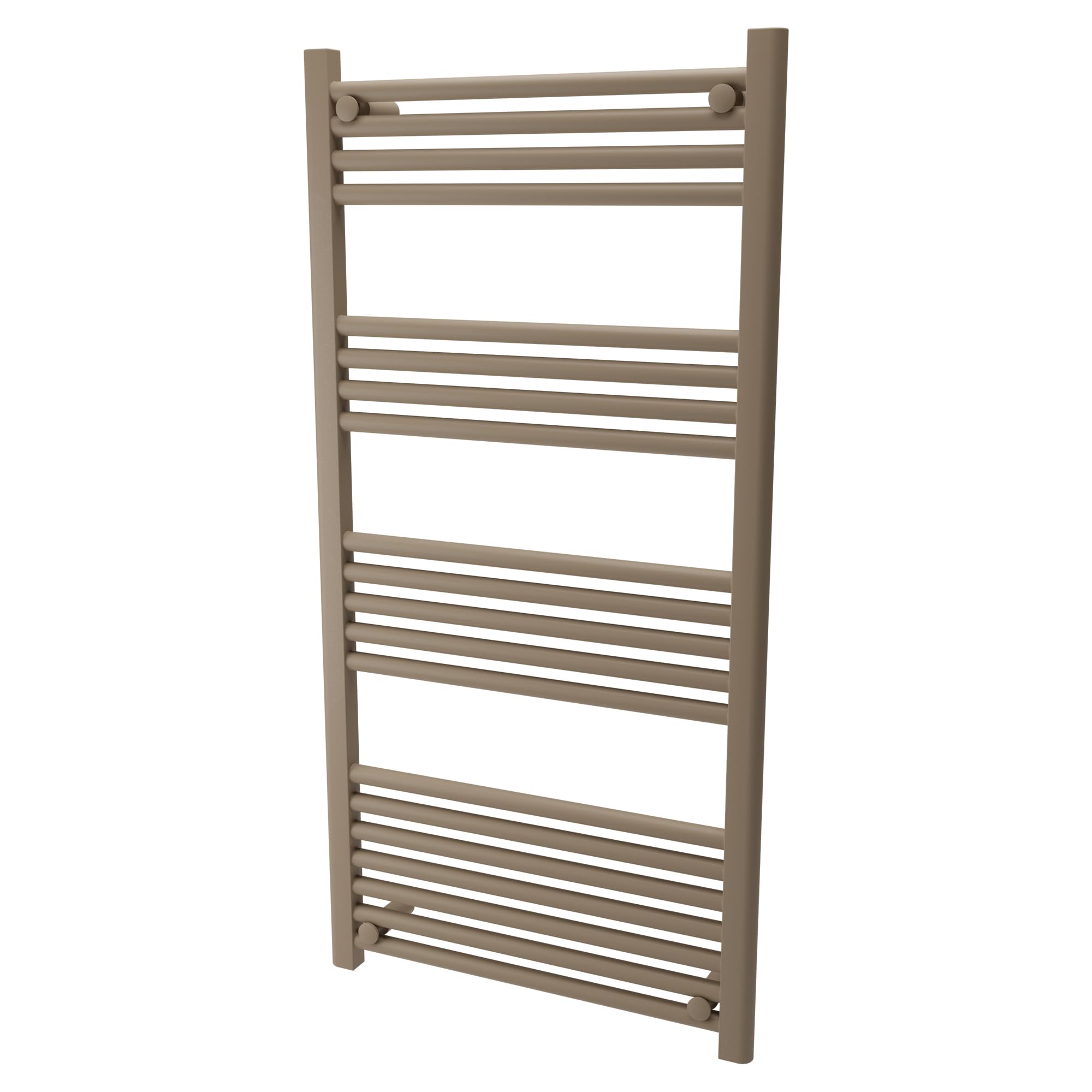 Stone/Cappuccino 600mm (w) x 1200mm (h) Ladder Designer Towel Rail Radiator Evolve | Central Heating | Bathroom Heater | 2027 BTUs
