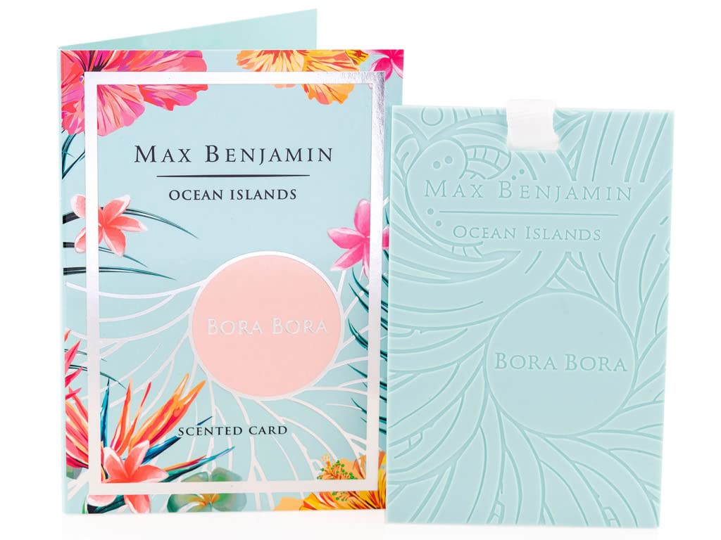 fragrance card Ocean Islands Bora Bora paper blue
