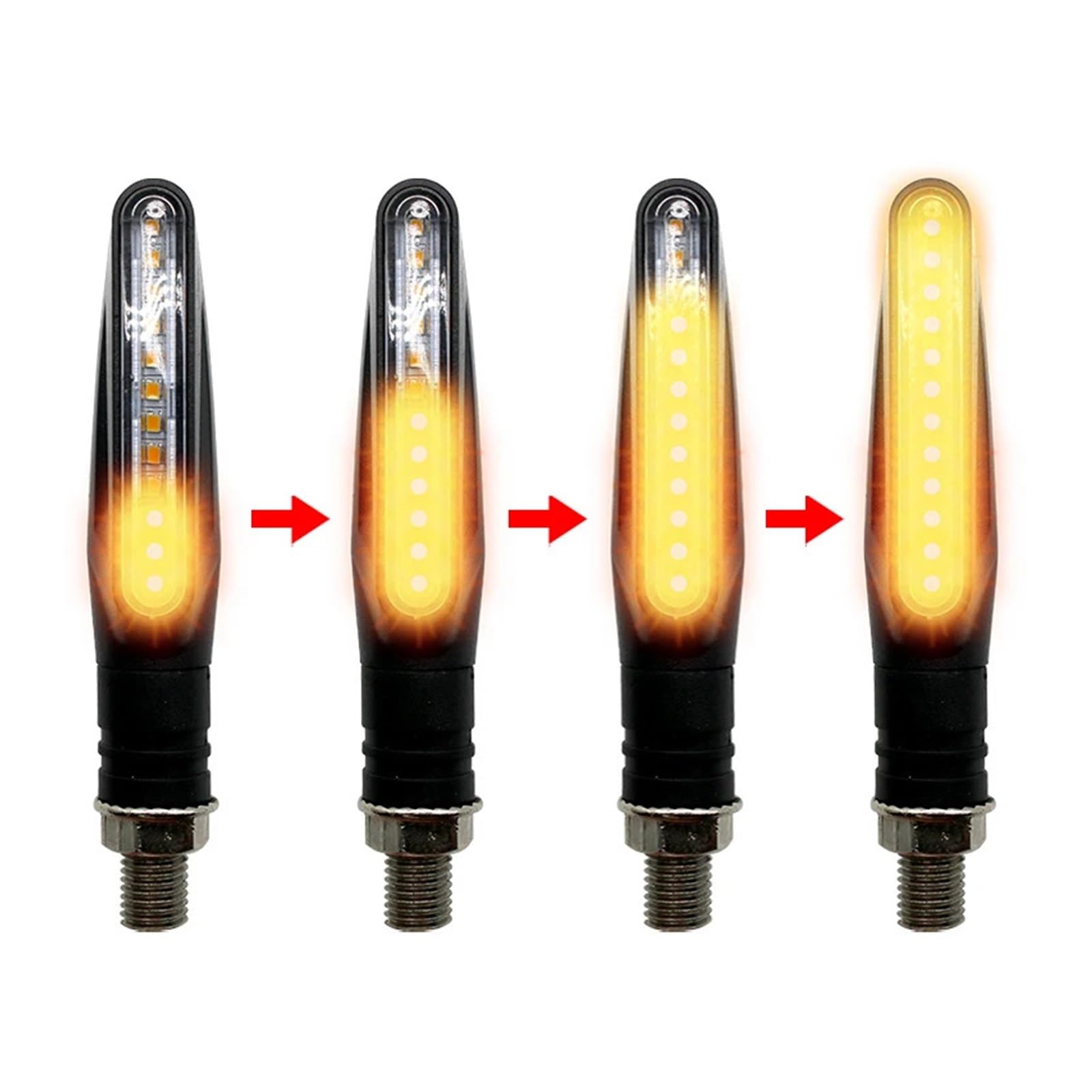Indicatori di direzione per moto a LED Luce 12 SMD Coda Indicatoris Motos
