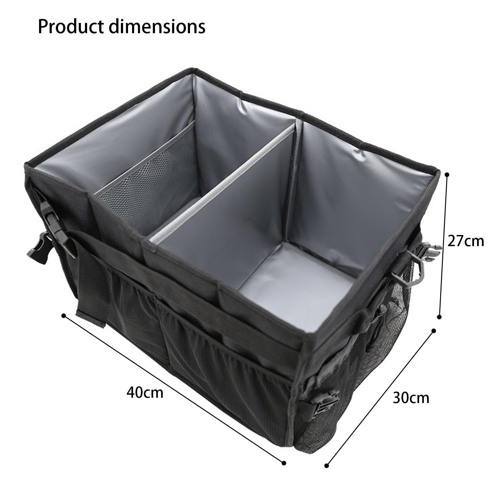 Transportador de equipo de cocina al aire libre con correa extraíble para el hombro y bolsillos de tela ajustables para ocasiones, planificador de barbacoa de gran capacidad