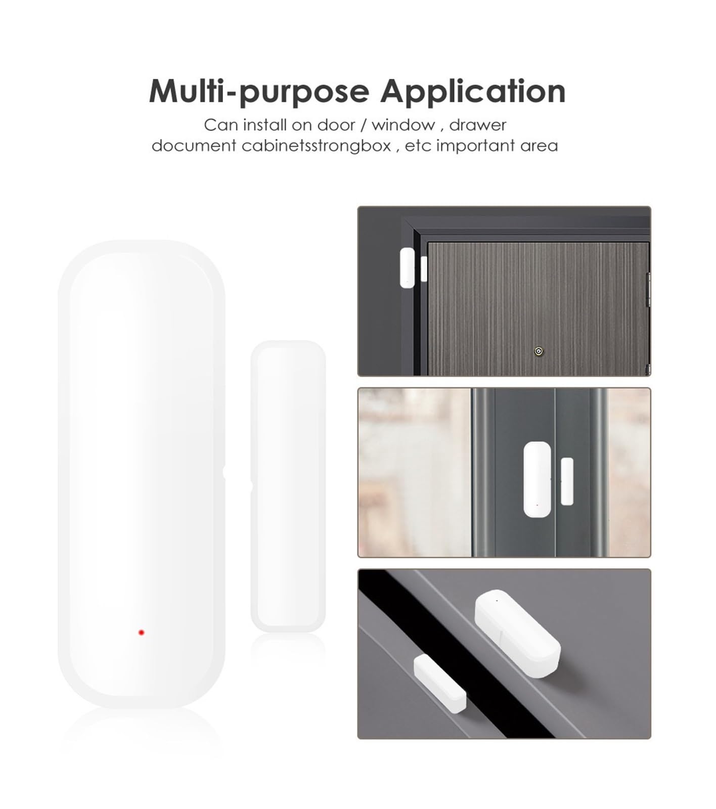 alarma inteligente Sensor de puerta seguridad for el hogar alerta independencia trabajo escena para Apartamento