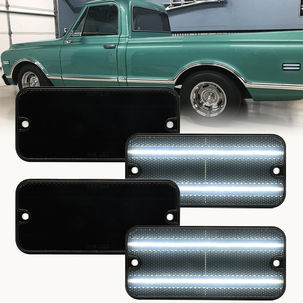 Amazon.com: Led Side Marker Lights for 1968-1972 Chevy GMC C/K