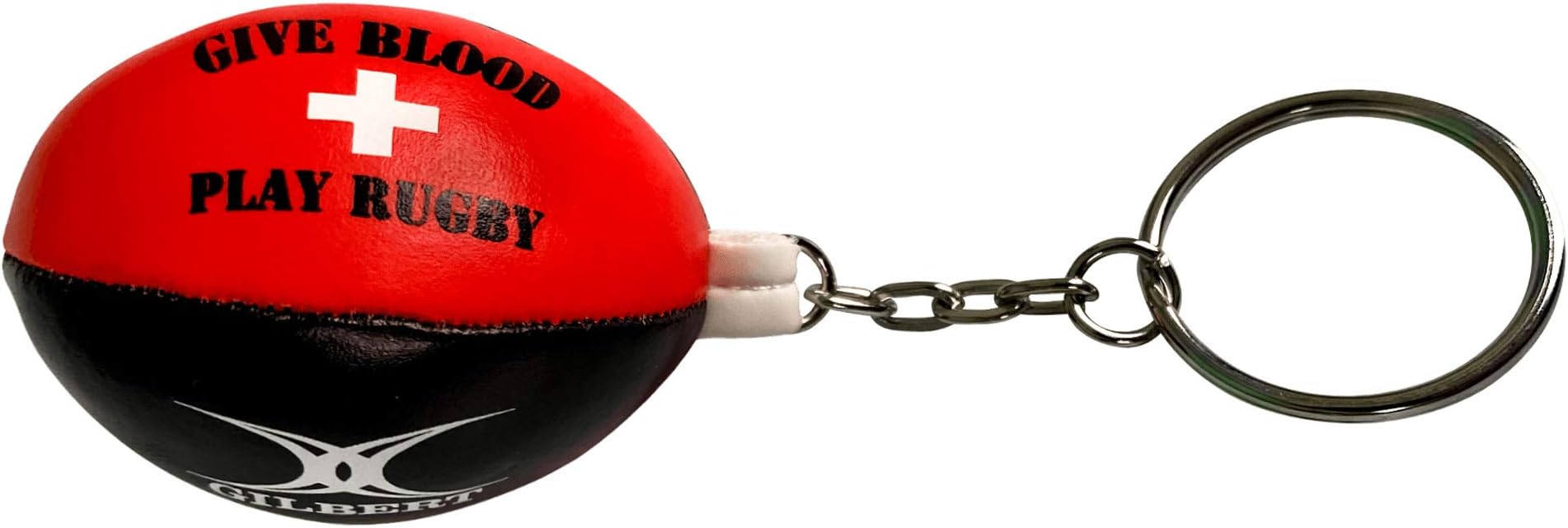 Give Blood, Play Rugby Keyring