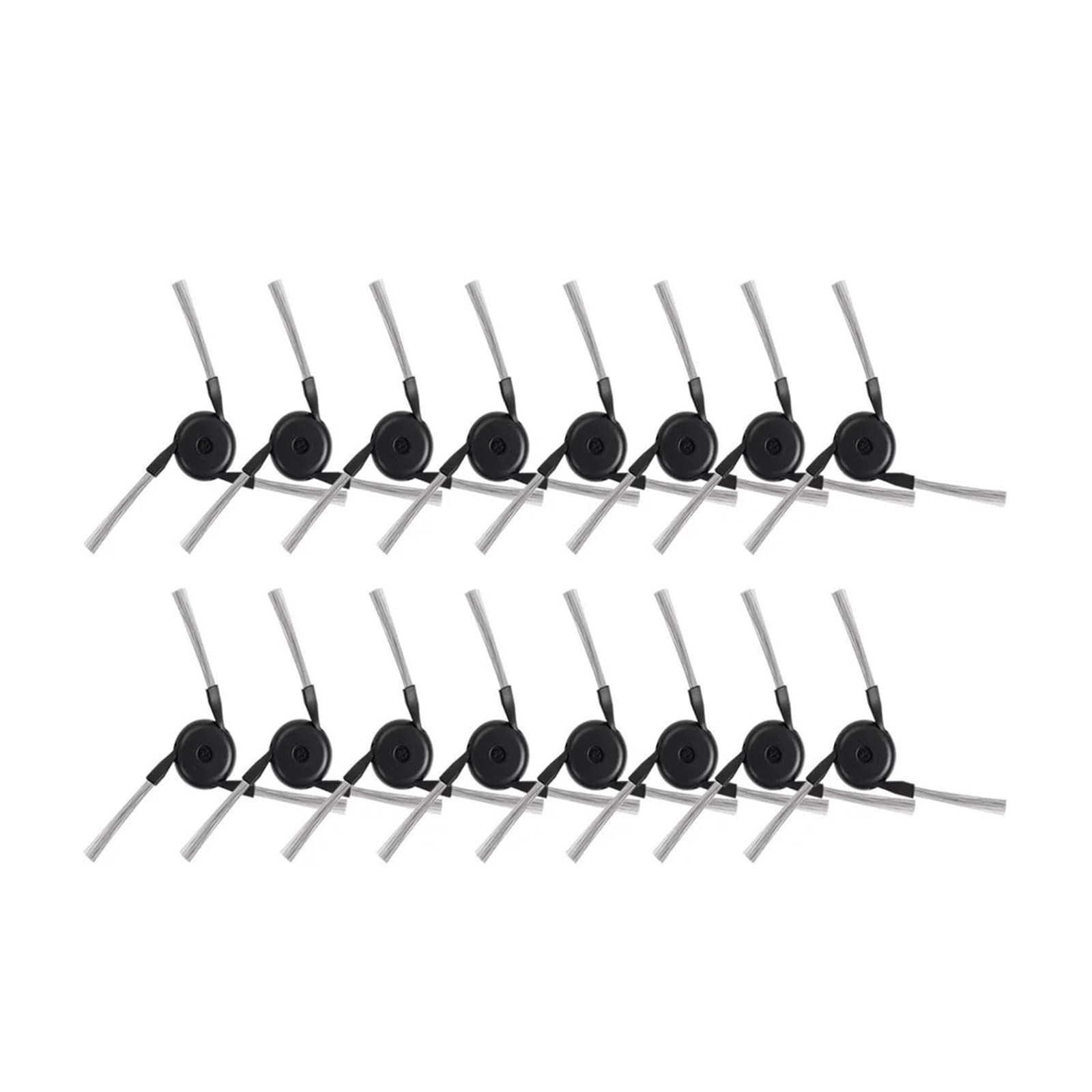 GENTERUN Side Brush,Compatible For Dreame,X40/X40Pro/X50/X50/S40 Enhanced/X40Pro/L40/X30Pro Ultra Robot Vacuum Cleaner(16pc black)