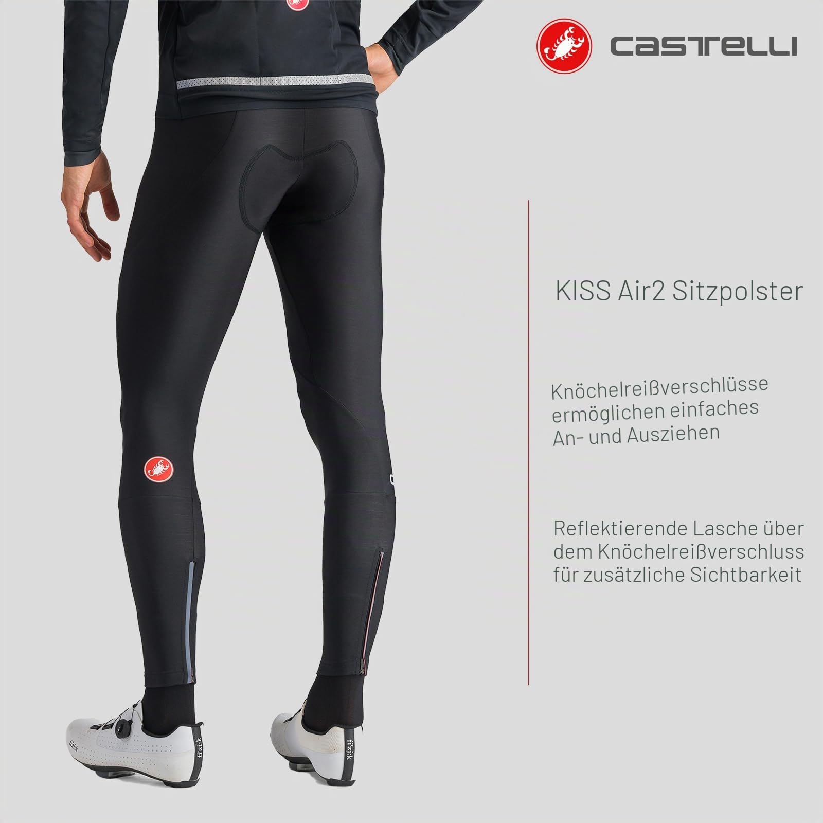 Castelli Herren Pants Entrata Bibtight