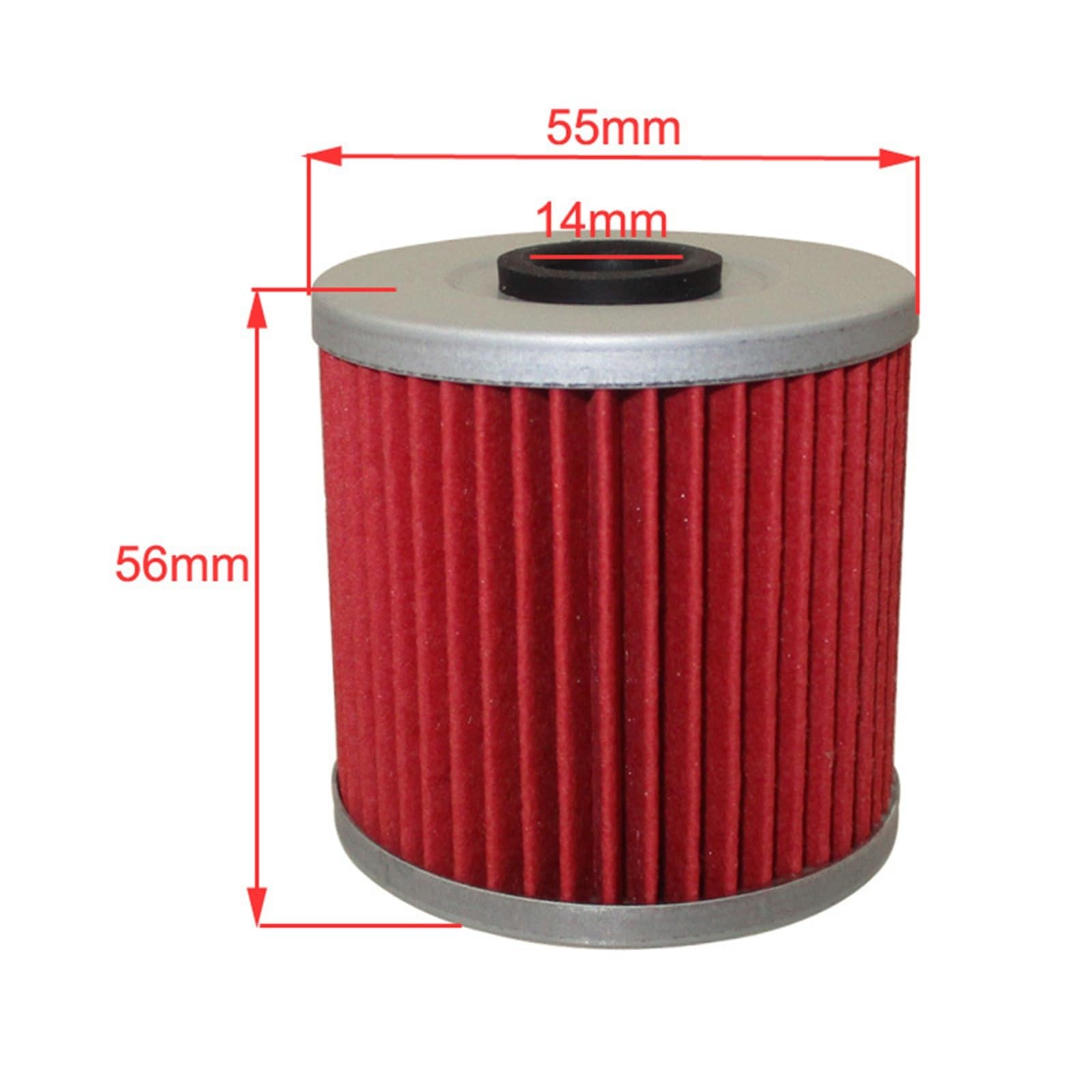 1 pz Filtro Olio KL250 KZ250 KL600 KLR250 KLR650 KL650 KLF 250 220 300 KSF250 BJ250 KEF300 Z250 LTD Z200(12pcs)
