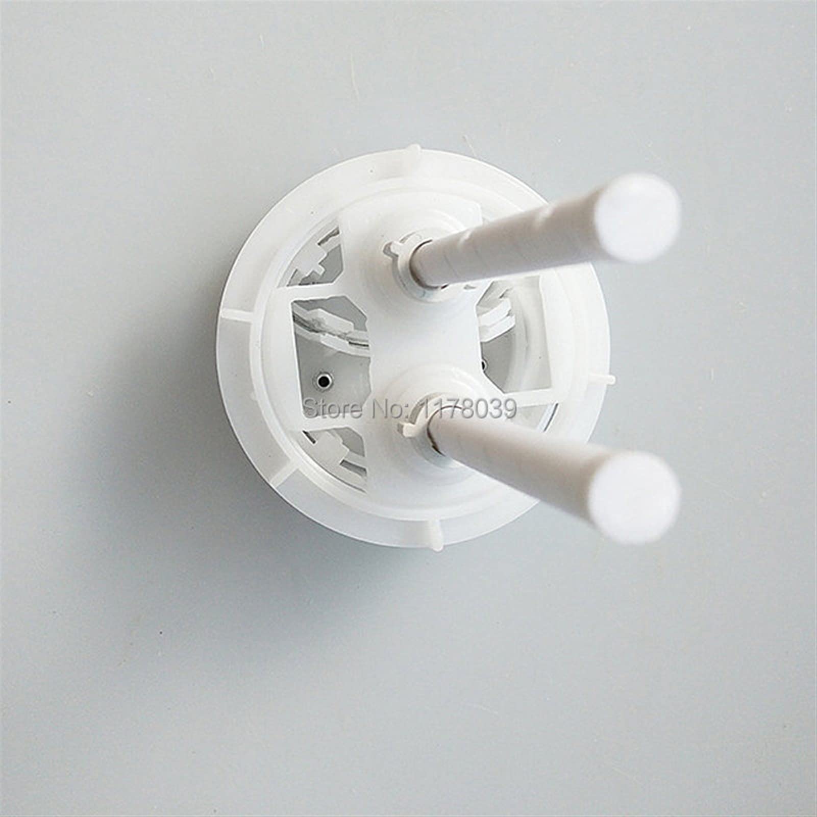 Pulsante di scarico del WC, Diametro di installazione Pulsante WC rotondo 58 mm, coperchio del serbatoio 'acqua Il foro in ceramica deve essere maggiore di 5,8 cm, pulsante del serbatoio WC inferiore