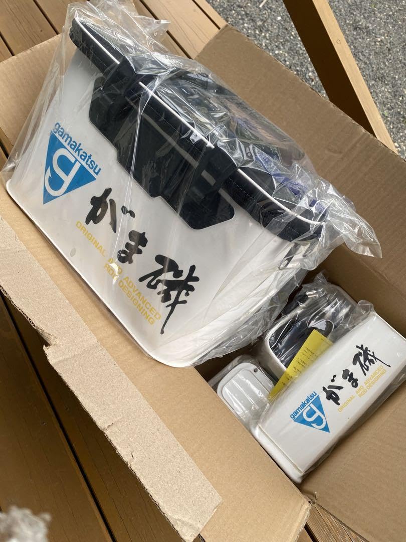 Amazon.co.jp: がまかつ がま磯 限定バッカン 5点セットGM-1846 : おもちゃ