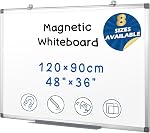 SWANCROWN Magnetic Whiteboard 24x18 inches,Dry Erase White Board for Wall 60x45cm | Easy Installation, Marker Board, Wall Mounted White Board, Home Office, Dorm Room Door, List Making, Homeschool Learning