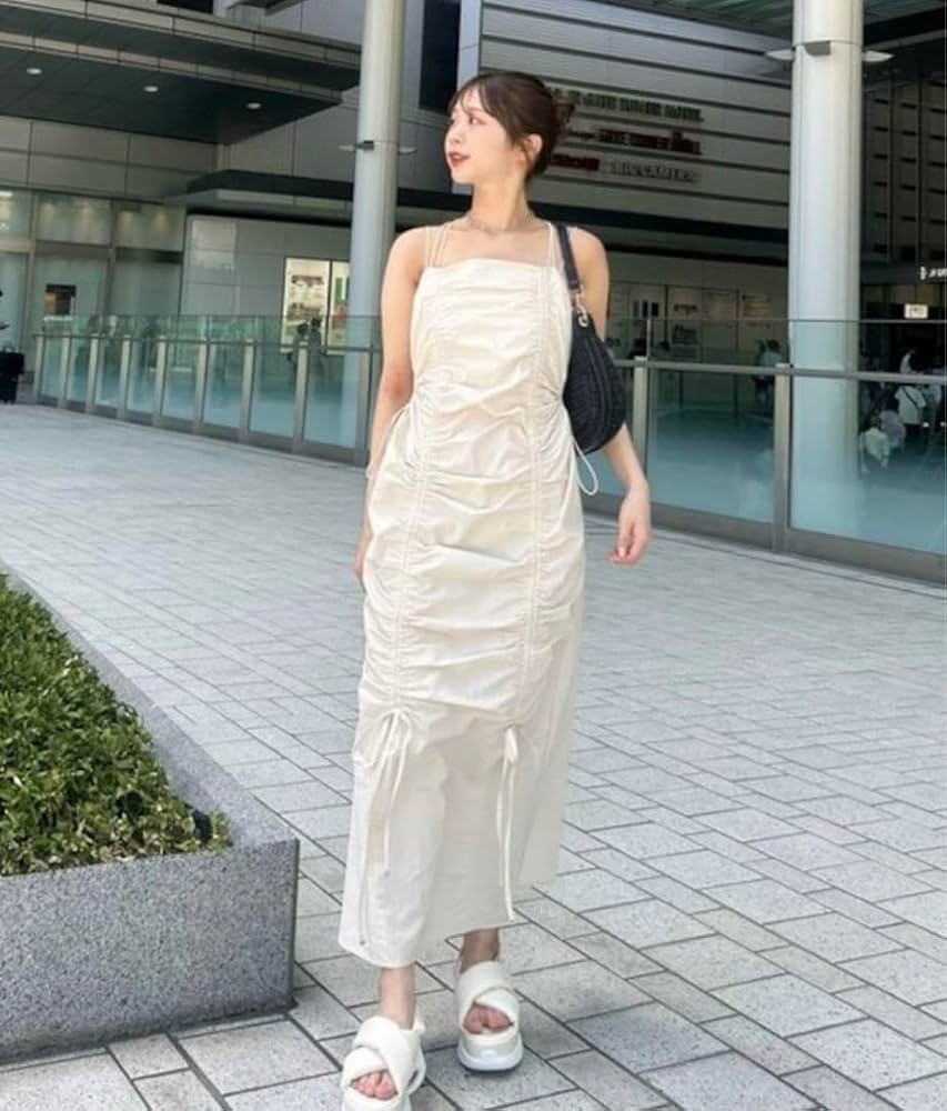 Chico ワンピース　ホワイト Amazon.co.jp: Chico ワンピース キャミ タイト ホワイト チコ