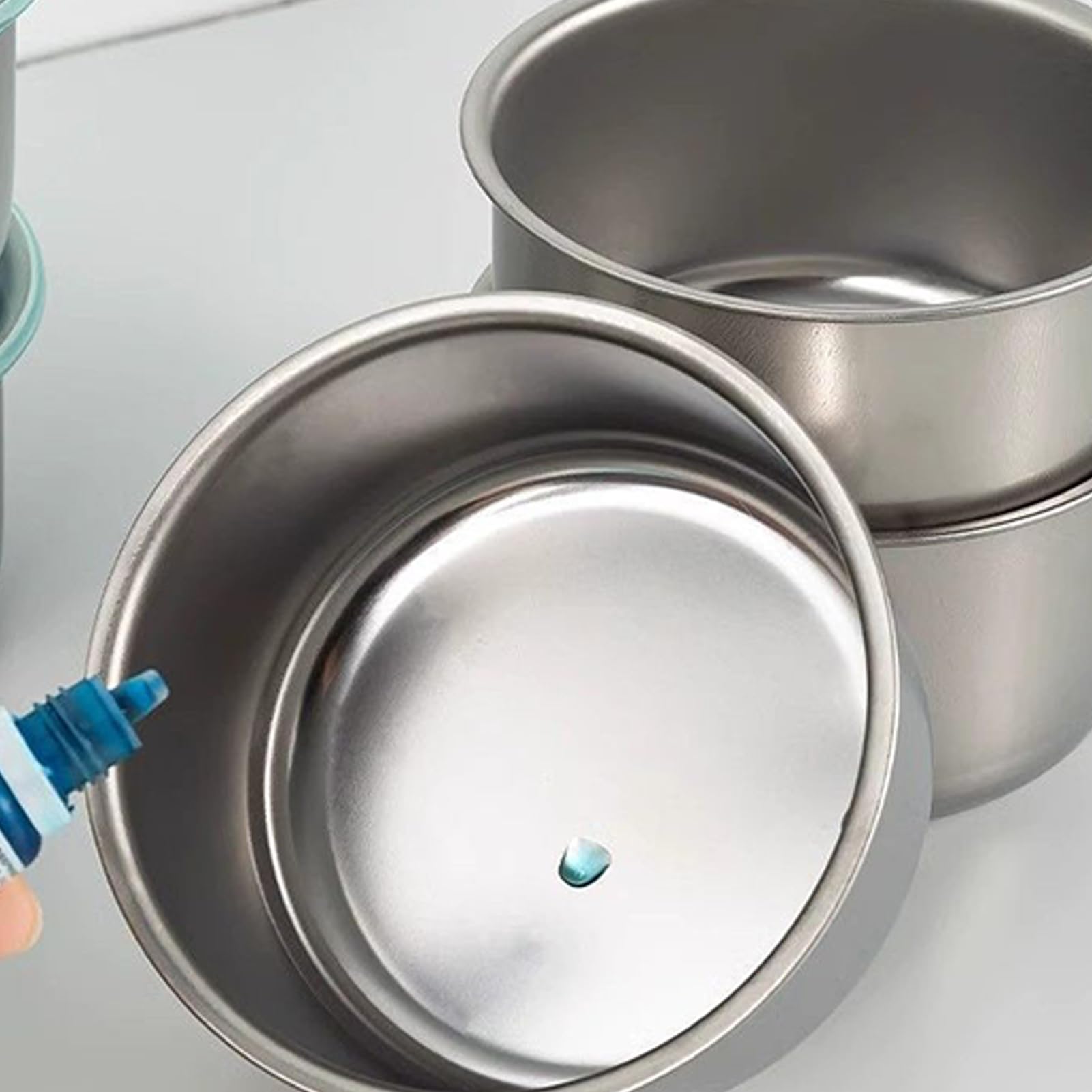 Contenitori per snack in acciaio inox con coperchio, a prova di perdite, organizer per frutta, per escursionisti, scuola, famiglie, cuochi, genitori, ufficio, camper, ristorante, dispensa, picnic