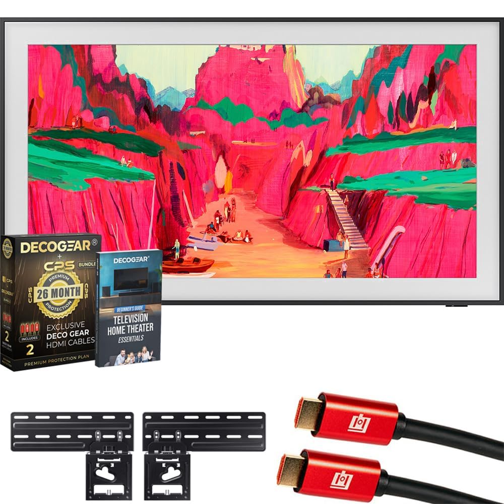 Samsung QN85LS03FW 85 inch The Frame Pro 4K Neo QLED Mini LED Smart TV 2025 Bundle with CPS