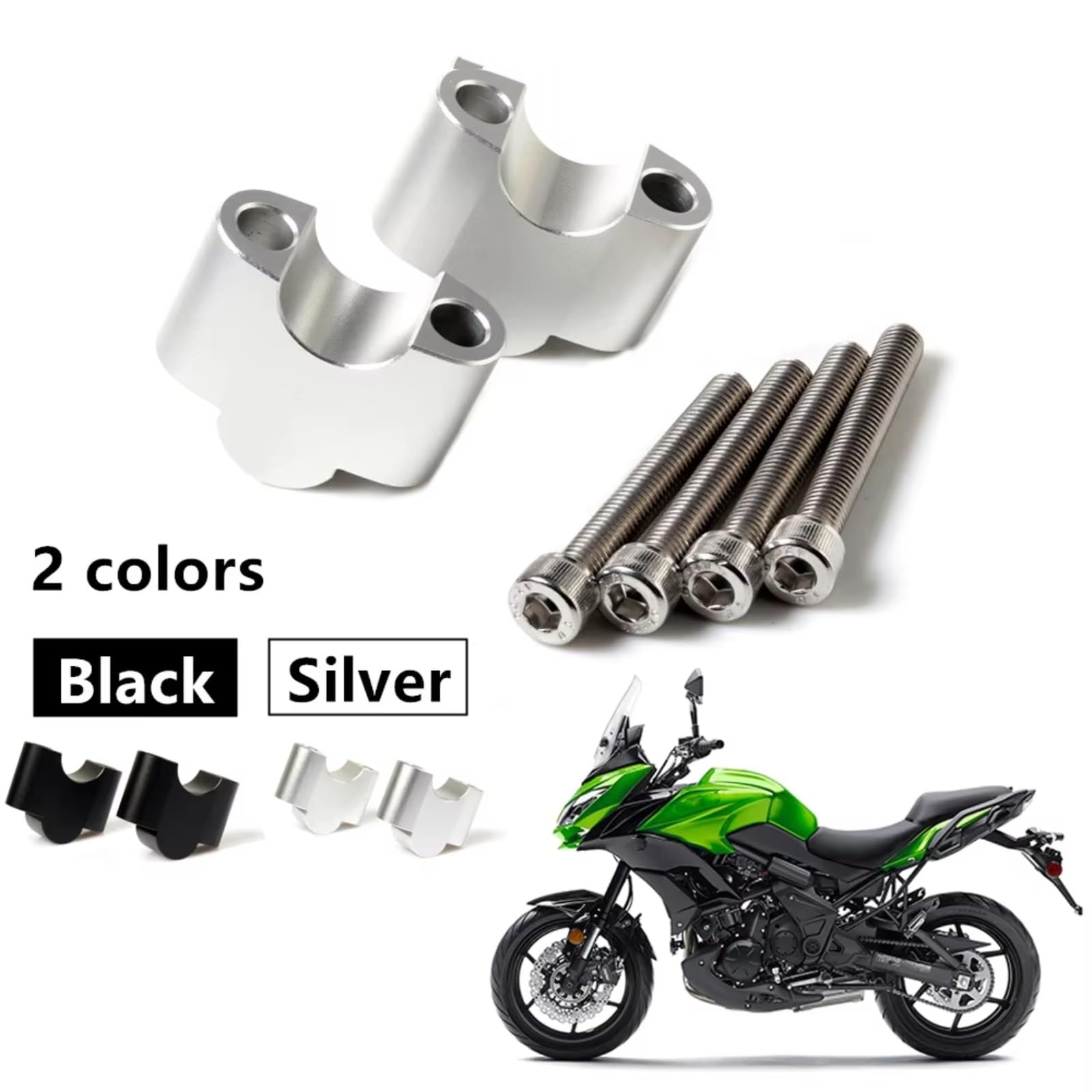Supporto rialzo manubrio Compatibile Con KAWASAKI Per ER-4F