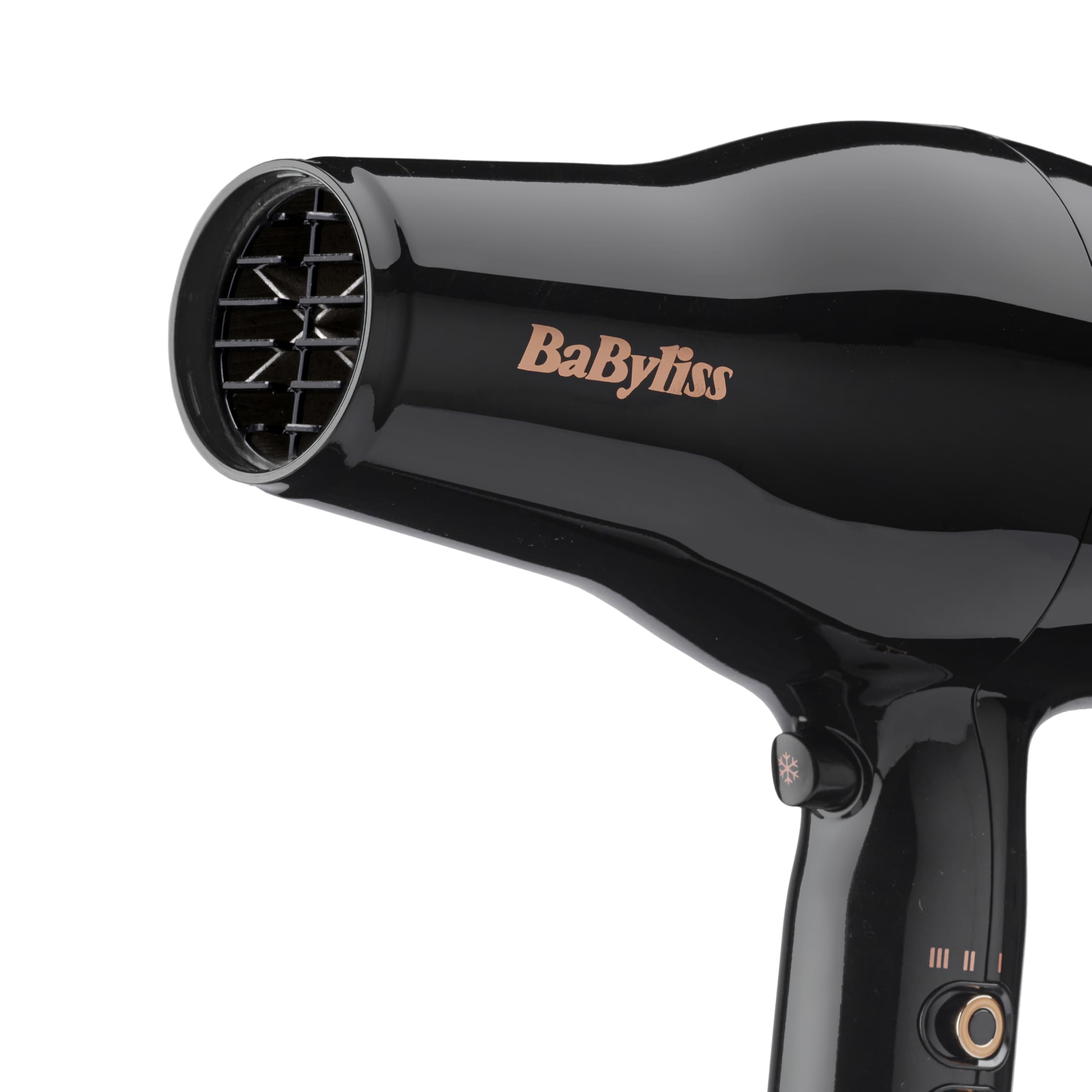 BaByliss Haartrockner Pro Power – Leistungsstarker 2300W Föhn, Professioneller Salon-AC-Motor, Anti-Frizz Ionen-Technologie, 3 Temperatureinstellungen & 2 Geschwindigkeitsstufen, Schwarz, D5245E