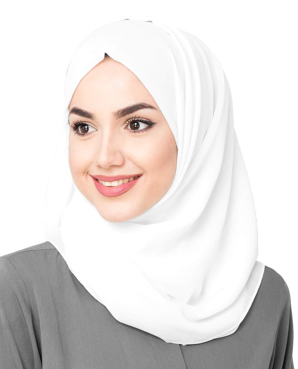 silk route InEssence� New Sheer Georgette Scarf Ladies Wrap Large Hijab-picture-25