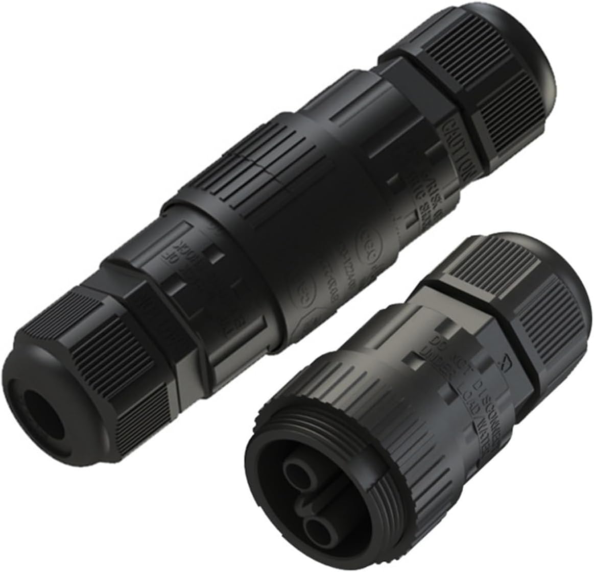 10 Pieces/Set EN030-2127 Screw Wire 17.5A IP68 Waterproof 2Pin Aviation Connector Quick Terminal Docking Male Plug/Socket(EN030-2127-socket)