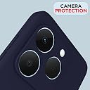 Pikkme Back Cover for Realme 15T 5G / Realme Narzo 90 5G | Camera Protection Shockproof Soft Matte Silicone Bumper Case (Blue) gallery image