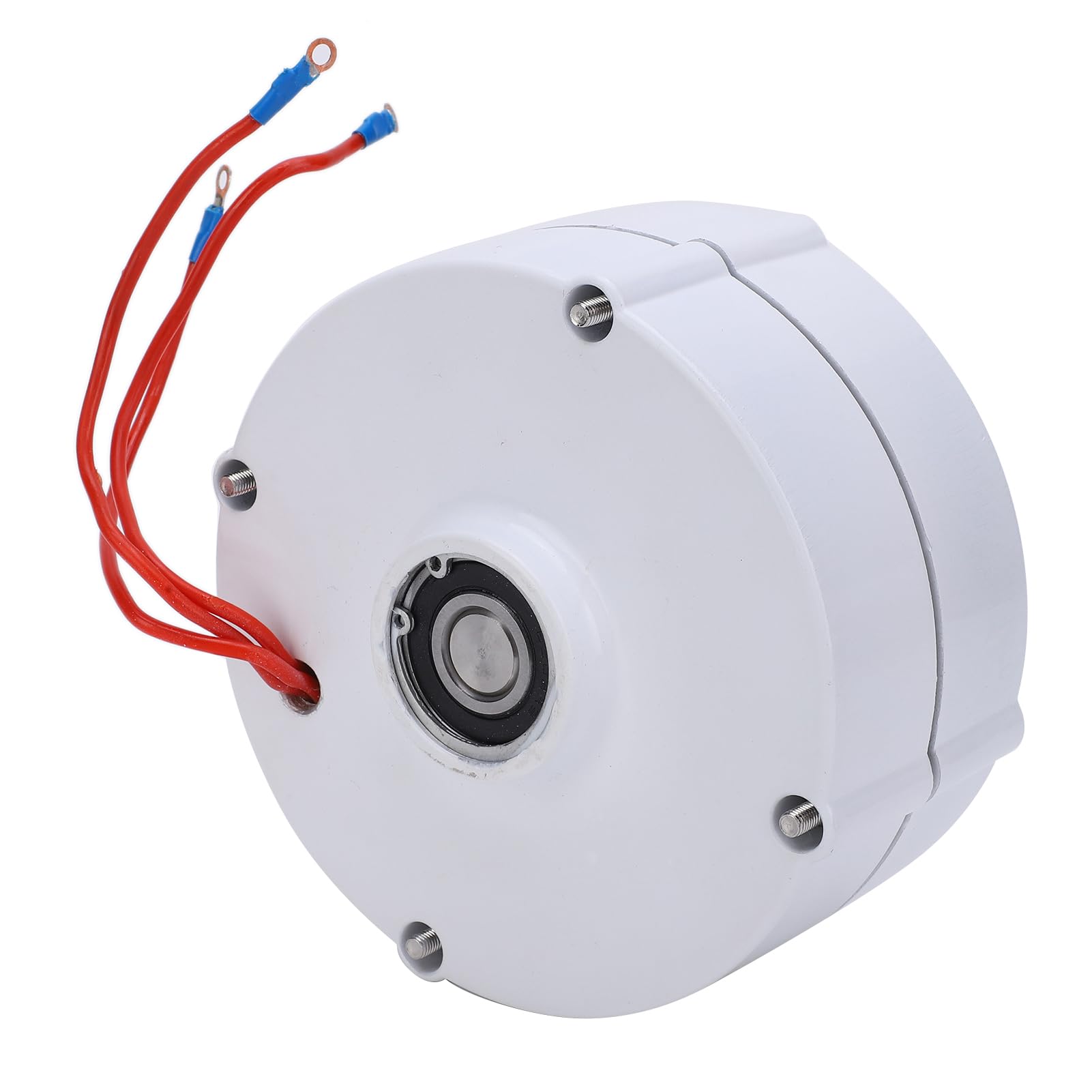 AMONIDA Generatore a Magneti Permanenti Trifase Alternatore Elettrico Compatto a Bassa velocità da 200 W per Uso Industriale Realizzato con Filo di Rame Altezza 3,1" (senza raddrizzatore 48V)