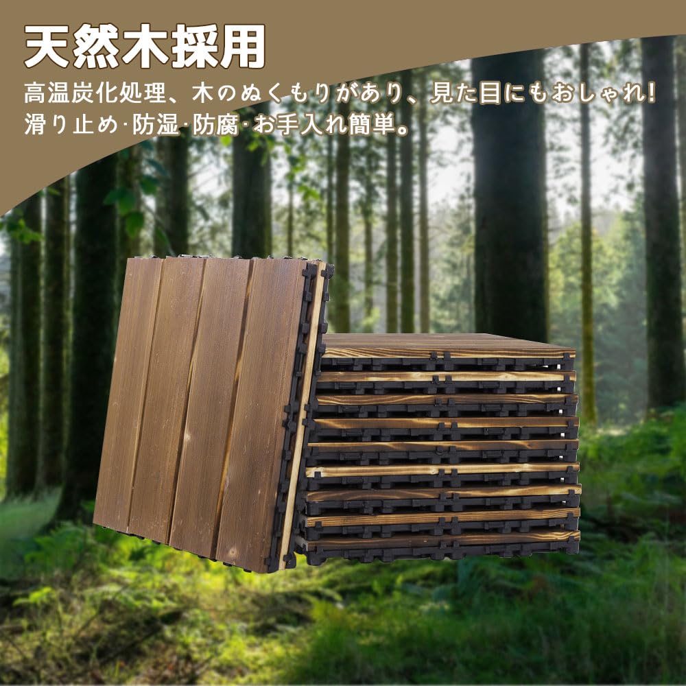 Amazon.co.jp: ウッドパネル 天然木 【120枚】ウッドデッキパネル Amazon.co.jp: ウッドパネル 天然木 【120枚】ウッドデッキパネル
