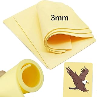 Tattoo Practice Skins 3mm, Urknall 3PCS Thick Tattoo Skins 12 * 8'' Fake Skins For Tattooing Soft Silicone Tattoo Skins Practice Blank Tattoo Skin Double Side Use Fake Skins for Tattoo Supplies