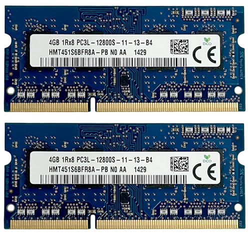 ✅ [Qualità] 2 x 4 GB PC3L 12800S RAM utilizza chip originali. Tutti i chip sono testati al 100%, con maggiore compatibilità e stabilità con i computer portatili di diverse marche.
