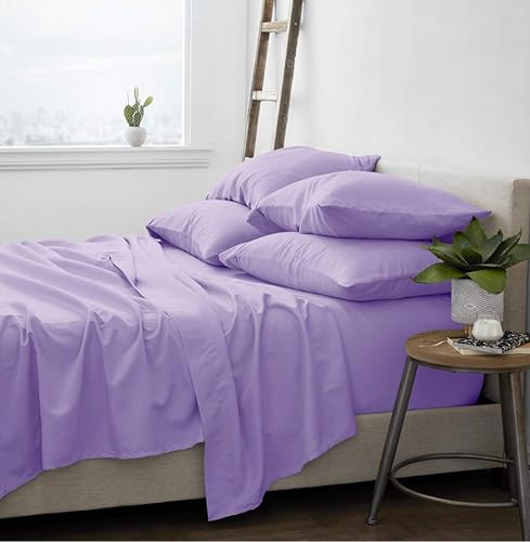 Miniatura 3 de Femini Fashion Juego de sábanas de 100 % algodón orgánico certificado de 800 hilos, bolsillo profundo de 19 pulgadas, juego de sábanas de 4 piezas