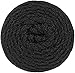 Pepperell Bonnie Braid Macrame Cord | 4mm x 100yd | Value 2-Pack | Twisted Polypropylene Cord for DIY Crafts, Plant Hangers, Wall Hangings, Crochet & Macrame (Black)