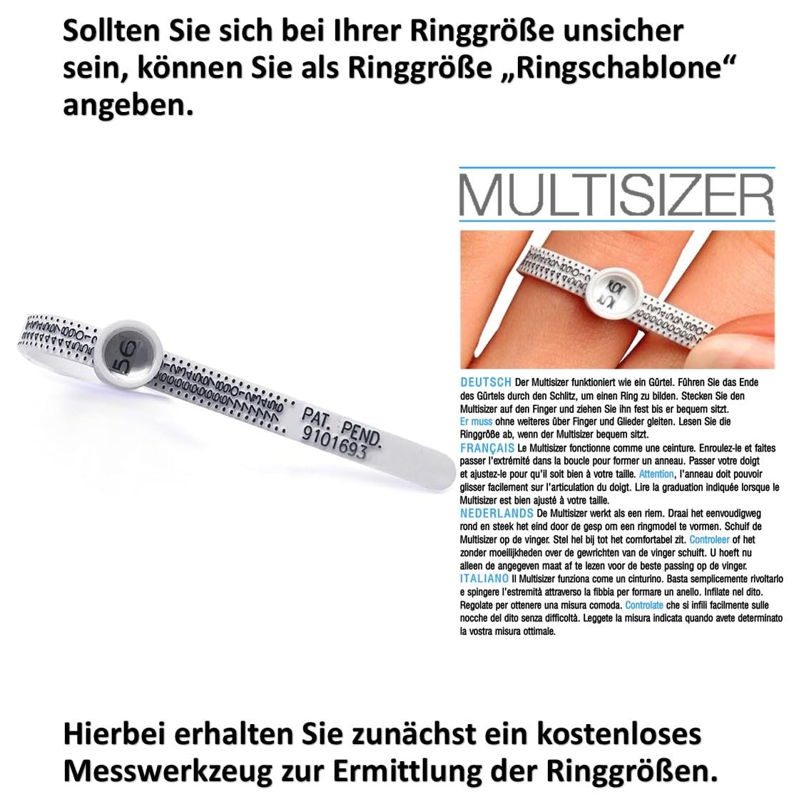 Kolibri Rings Paarpreis Silber Eheringe Rhodiniert 7 Zirkonia Steine Trauringe Partnerringe Freundschaftsringe - Gravur und Etui