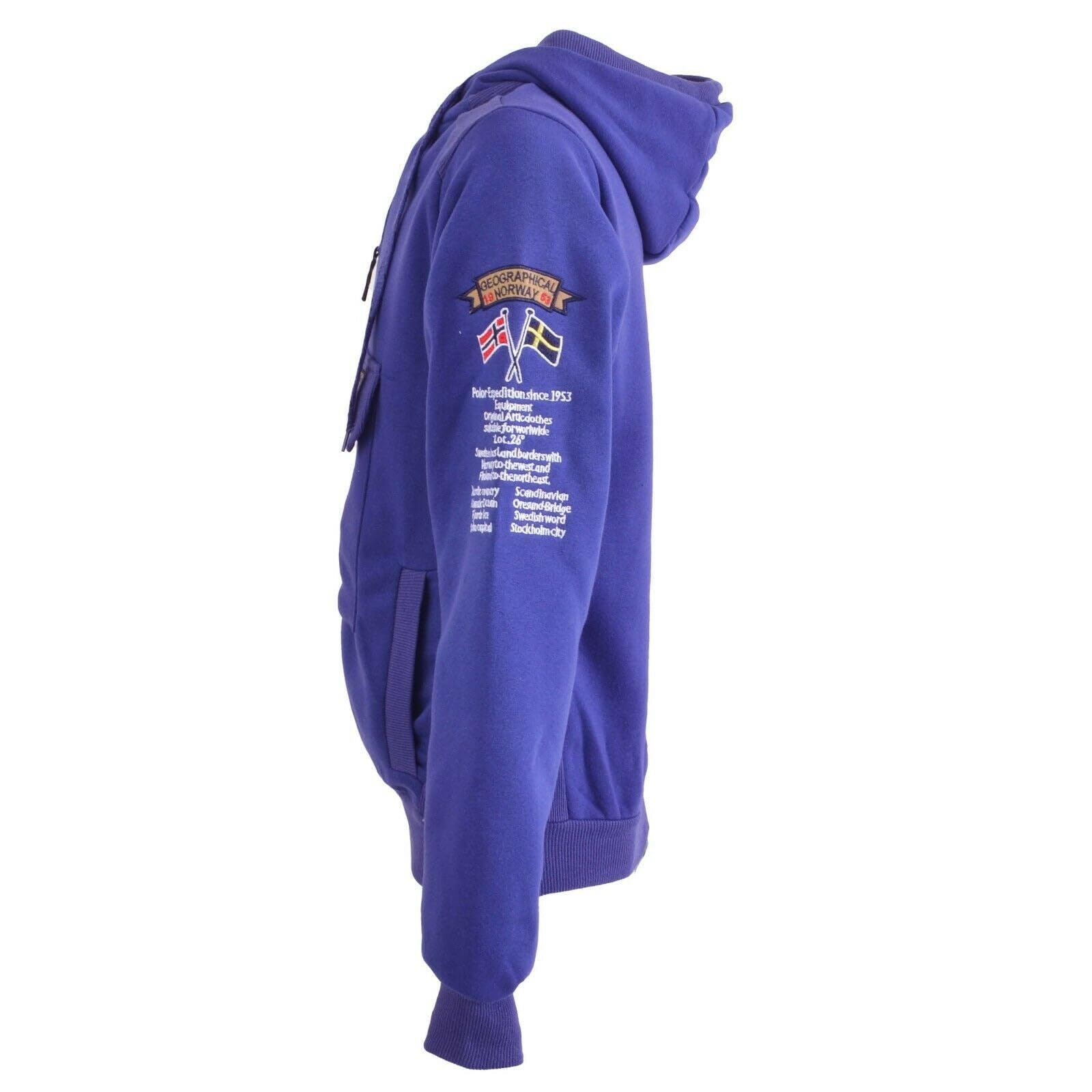 Geographical Norway Felpa Uomo GYMCLASS Viola Cappuccio
