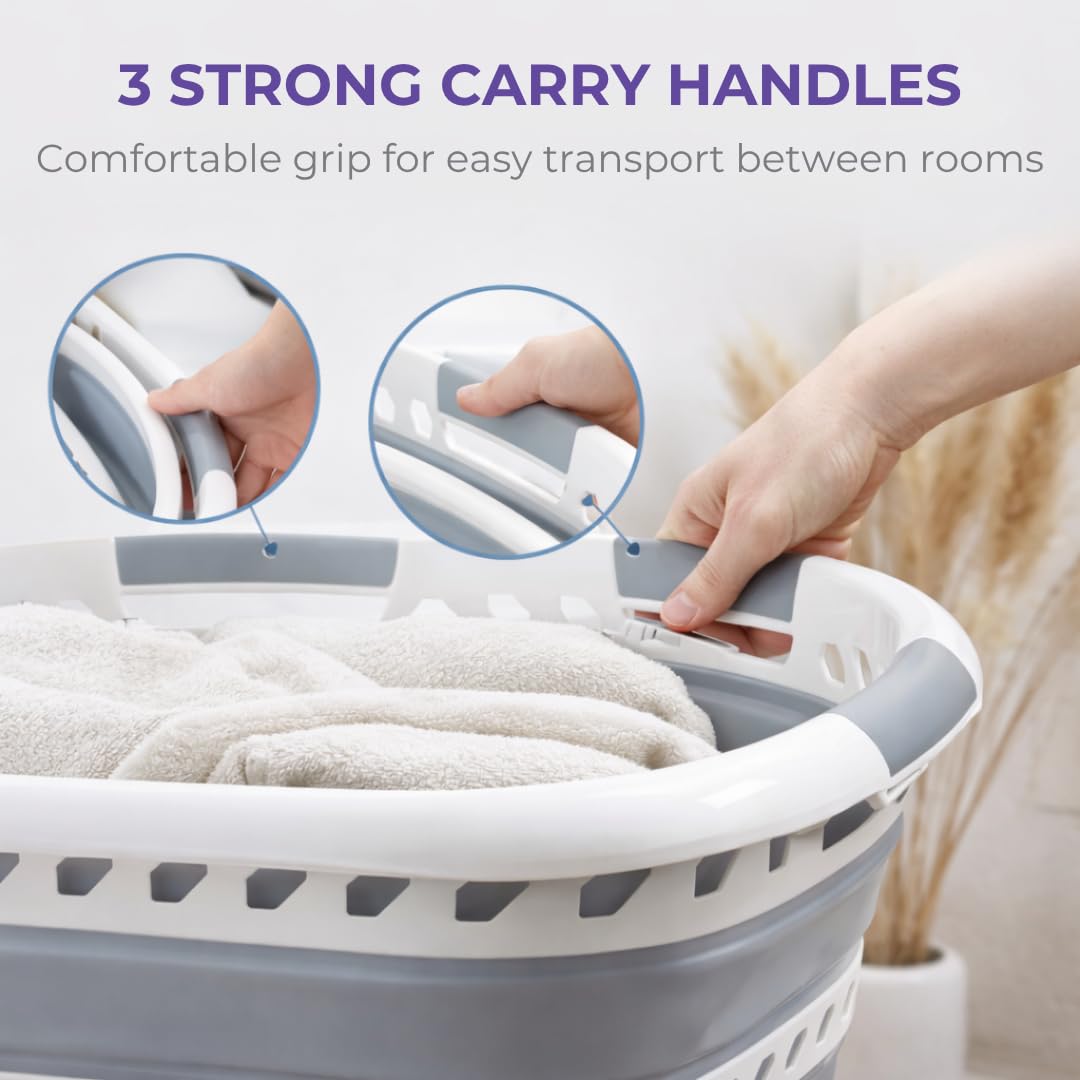 Amazon.com: Laundry 360 Collapsible Laundry Basket 40L | Portable Amazon.com: Laundry 360 Collapsible Laundry Basket 40L | Portable