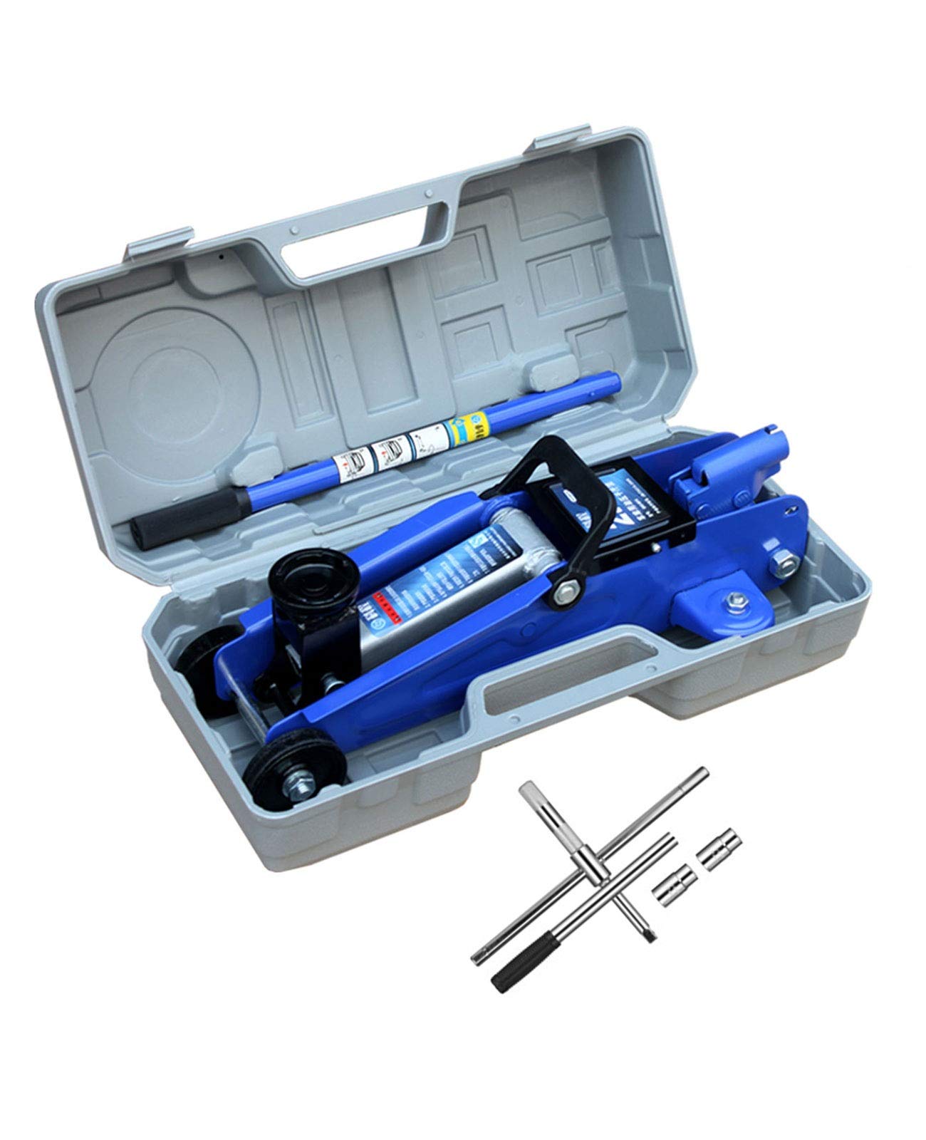 Draper 2 Tonne Hydraulic Trolley Floor Jack – Heavy Duty With Carry Case, 330mm Lift (54635)
