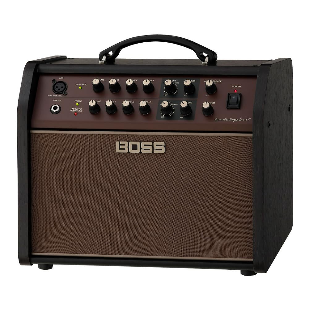 BOSS Acoustic Singer Live LT ACS-LIVE LT Akustischer Gitarren- und Gesangsverstärker für elektroakustische Gitarre und Gesangsmikrofon