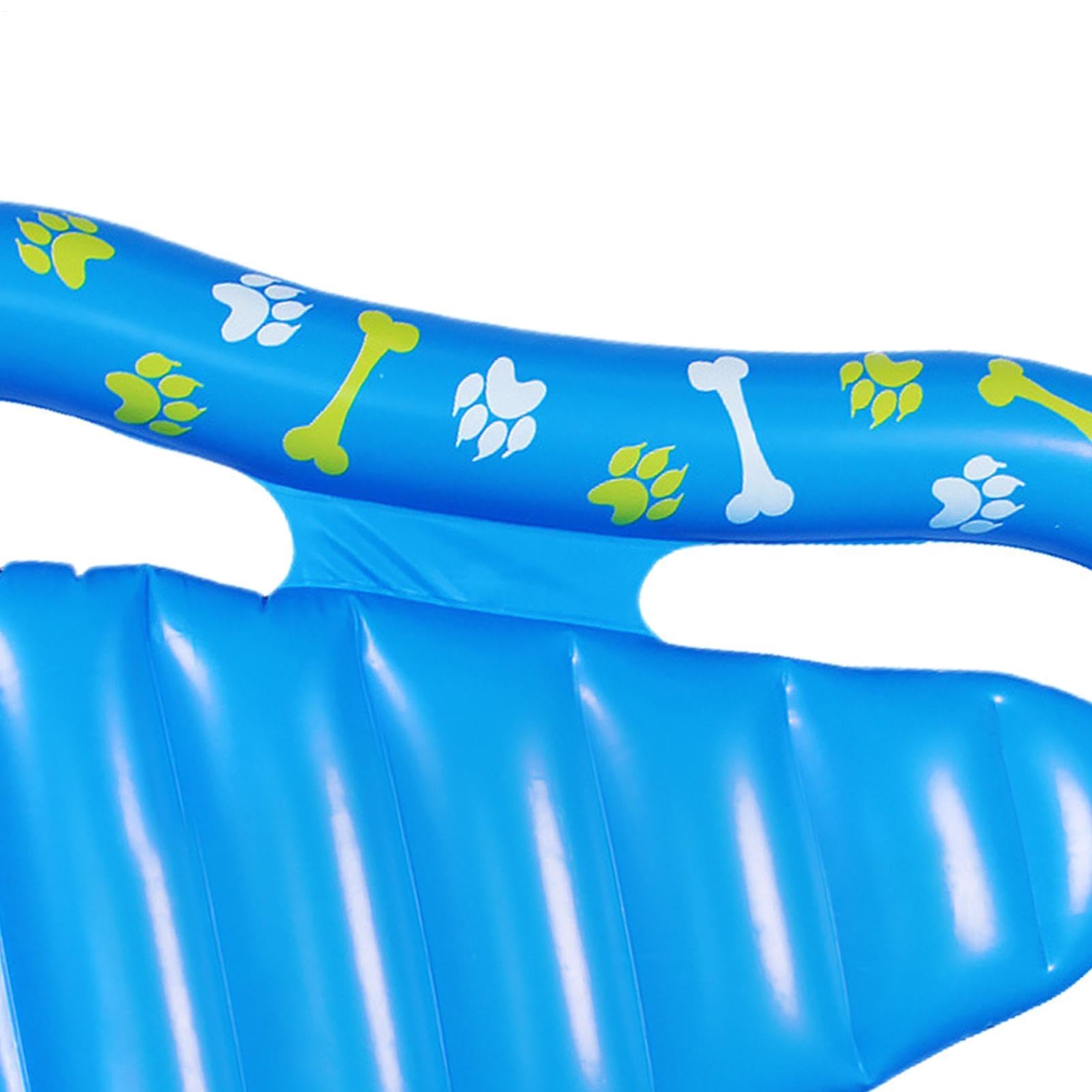 Flotador inflable para perros para alberca, balsa flotante de verano para