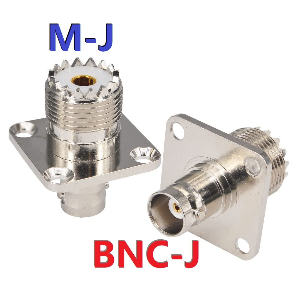 Amazon.co.jp: BOOBRIE M型コネクタ M-J⇔BNC-J RF同軸アダプタパネル