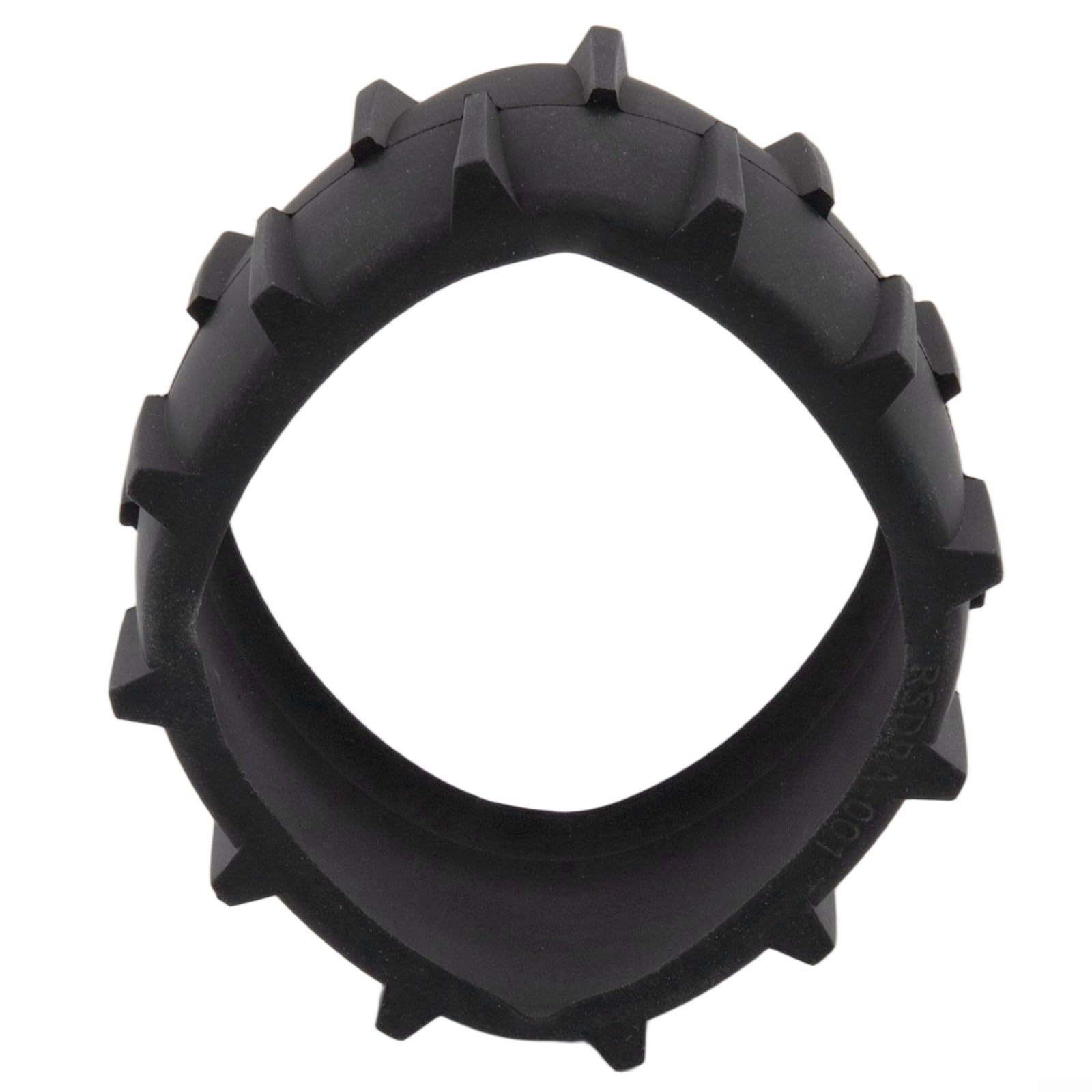 Polea de goma para robot cortacésped Dreame A1, accesorio robusto para cortacésped, fácil cambio, negro (4 unidades)