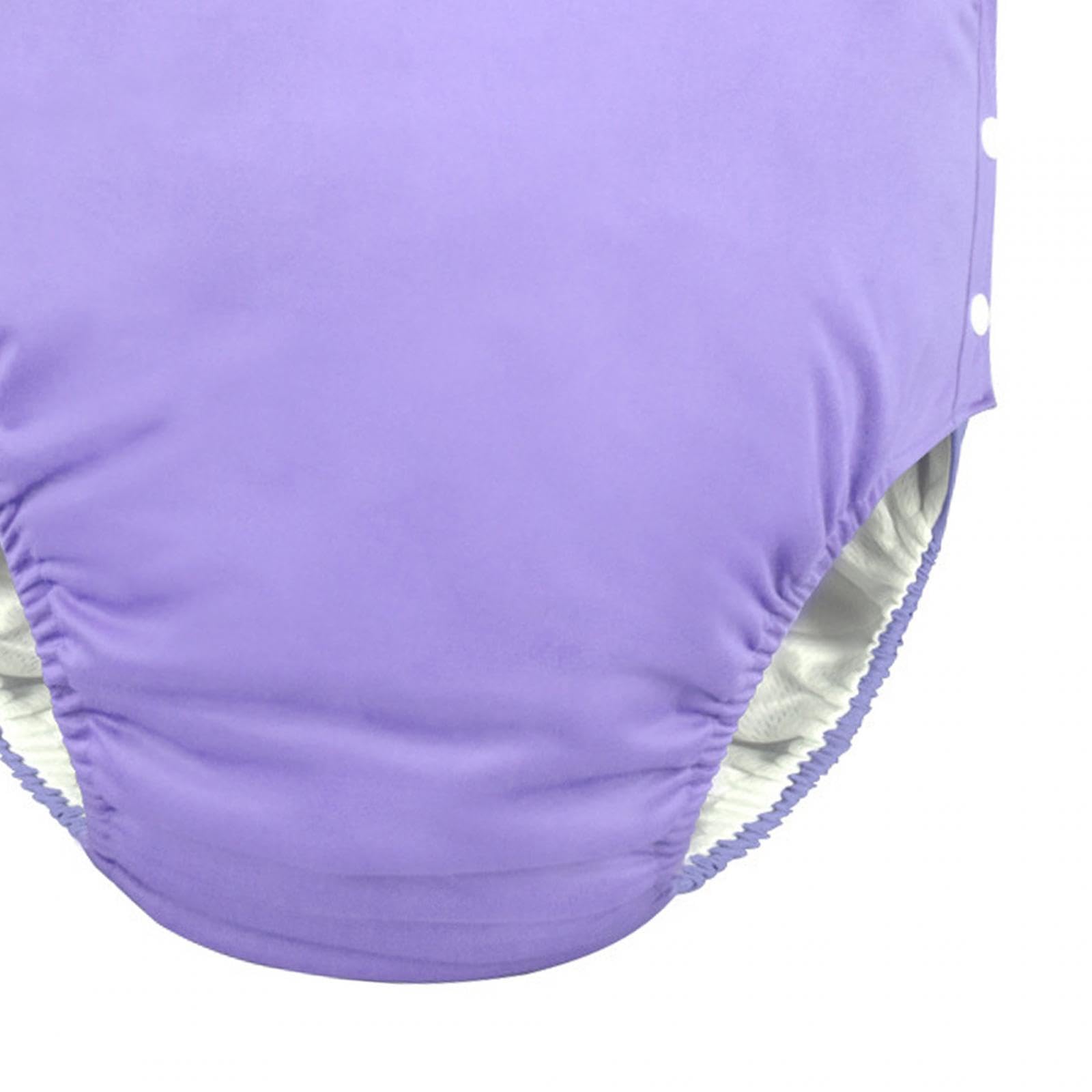 Couche Adulte, Couche-Culotte En Tissu Lavable pour Adulte, Couche Adulte Femme, Housse de Protection, Séchage Rapide, Robuste, Couche Réglable Respirante Réutilisable pour Les Personnes âgées, violet