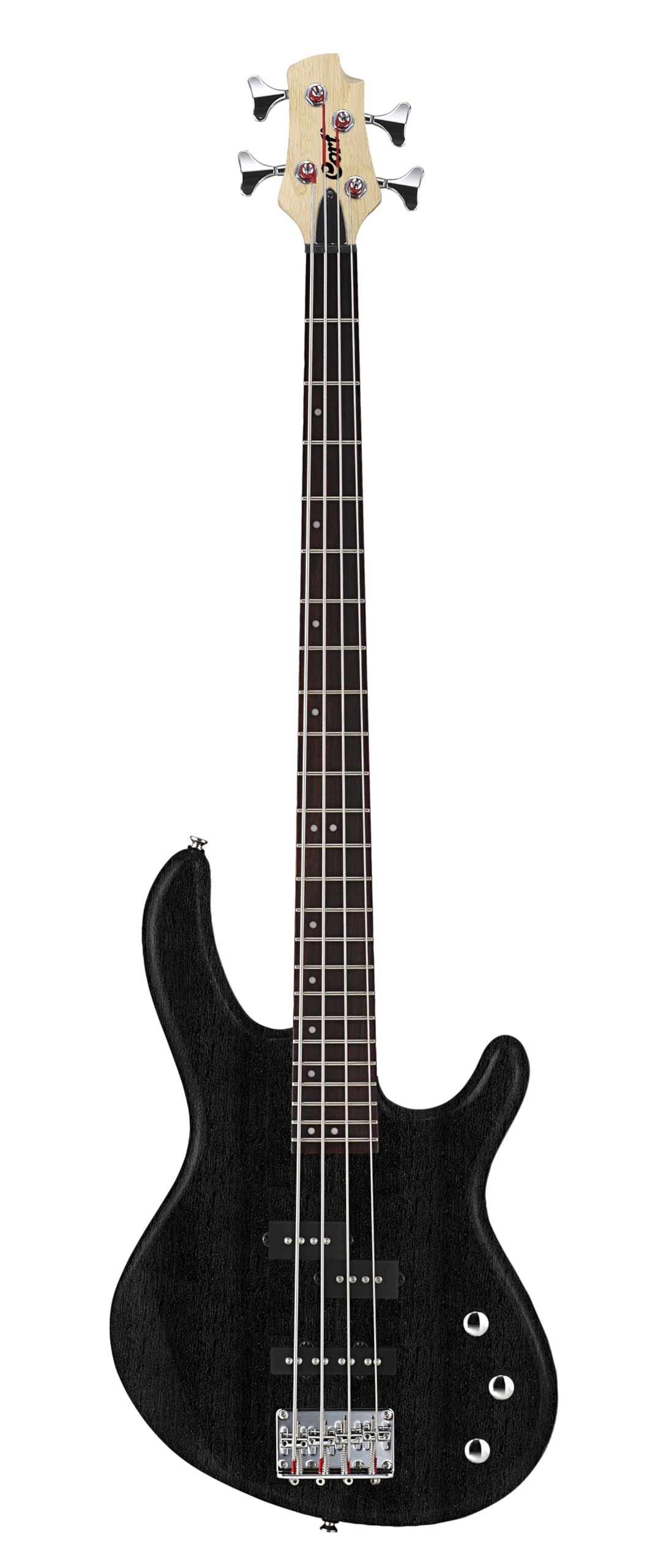 Amazon.com: Cort ACTIONPJOPB Action PJ Bass Guitar, Open Pore
