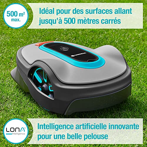 Robot tondeuse GARDENA Smart SILENO LONA City 500 - vue 3