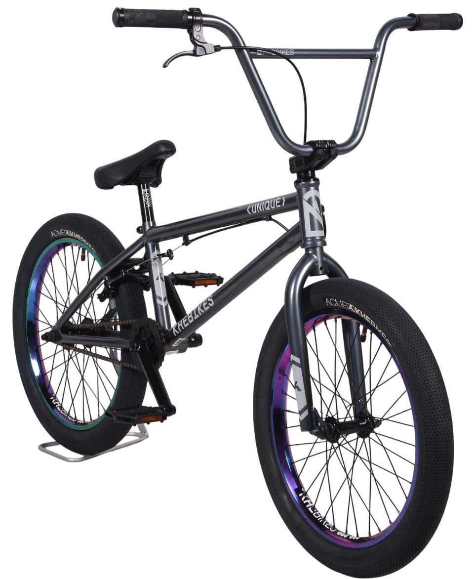 KHE Unique FC PRO 20 pollici BMX 10,3 kg - 100% CrMo Butted Telaio - Mozzo Freecoaster - 48 Spline Cava - MID BB - Cerchi Oil Slick - Street BMX